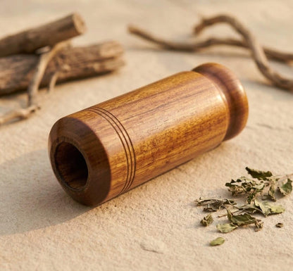 Vijaysar Wooden Tumbler Natural Ayurvedic Wooden Water Glass Handmade Cup - Urban Crafto
