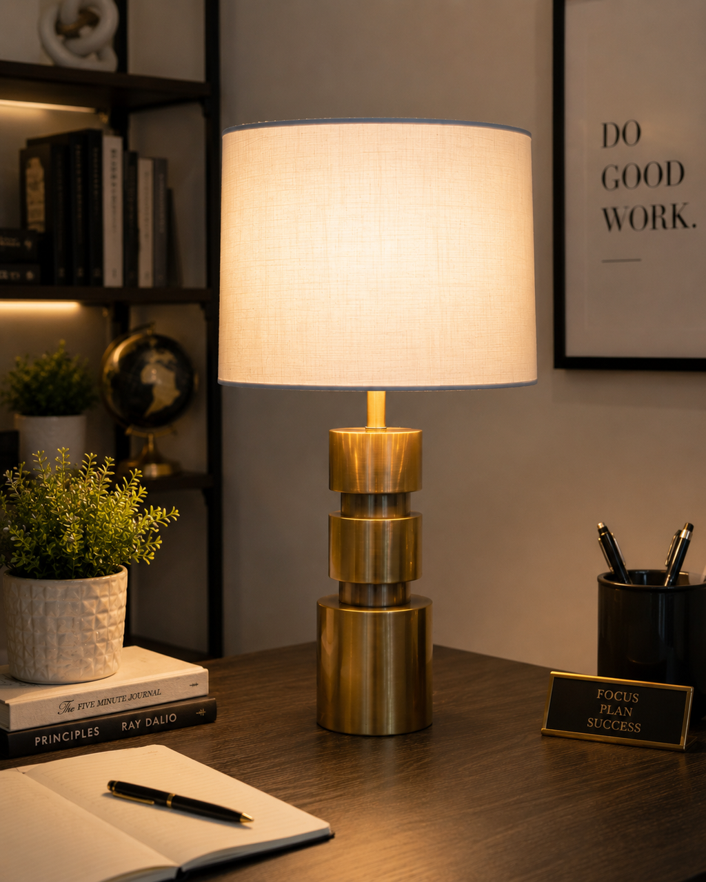 Luxe Stack Table Lamp