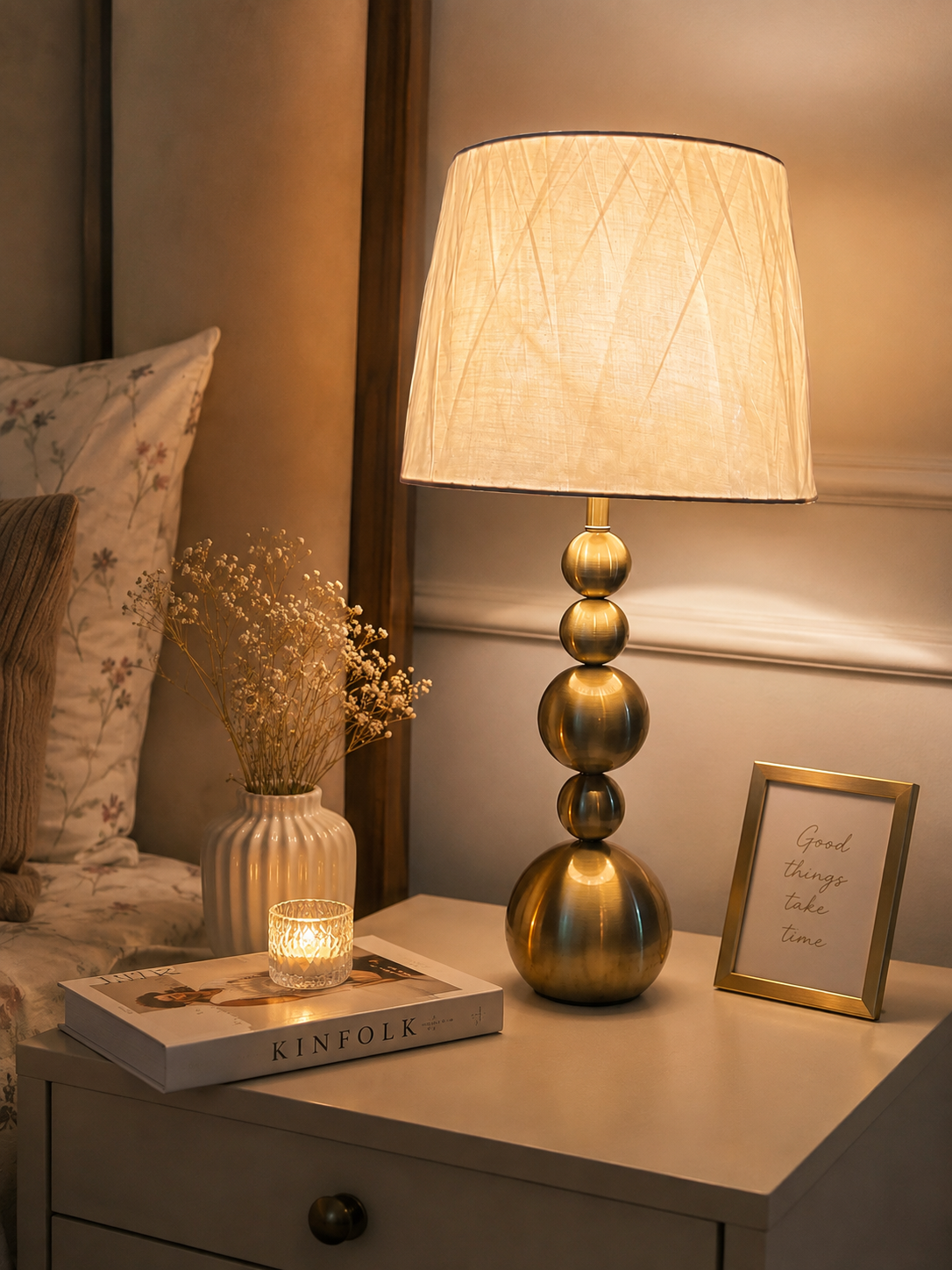 LUMINOUS GLITTER TABLE LAMP