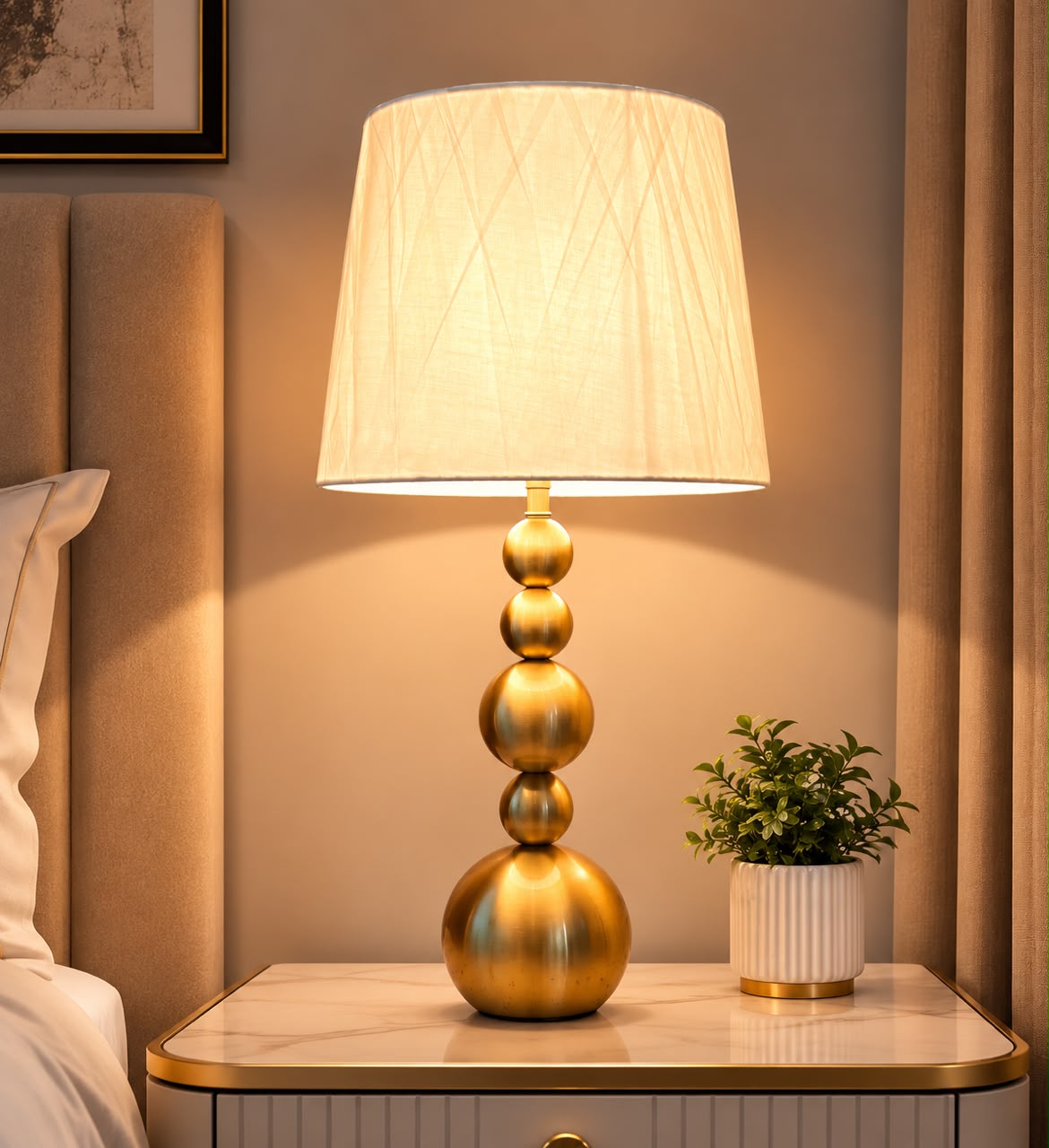 LUMINOUS GLITTER TABLE LAMP
