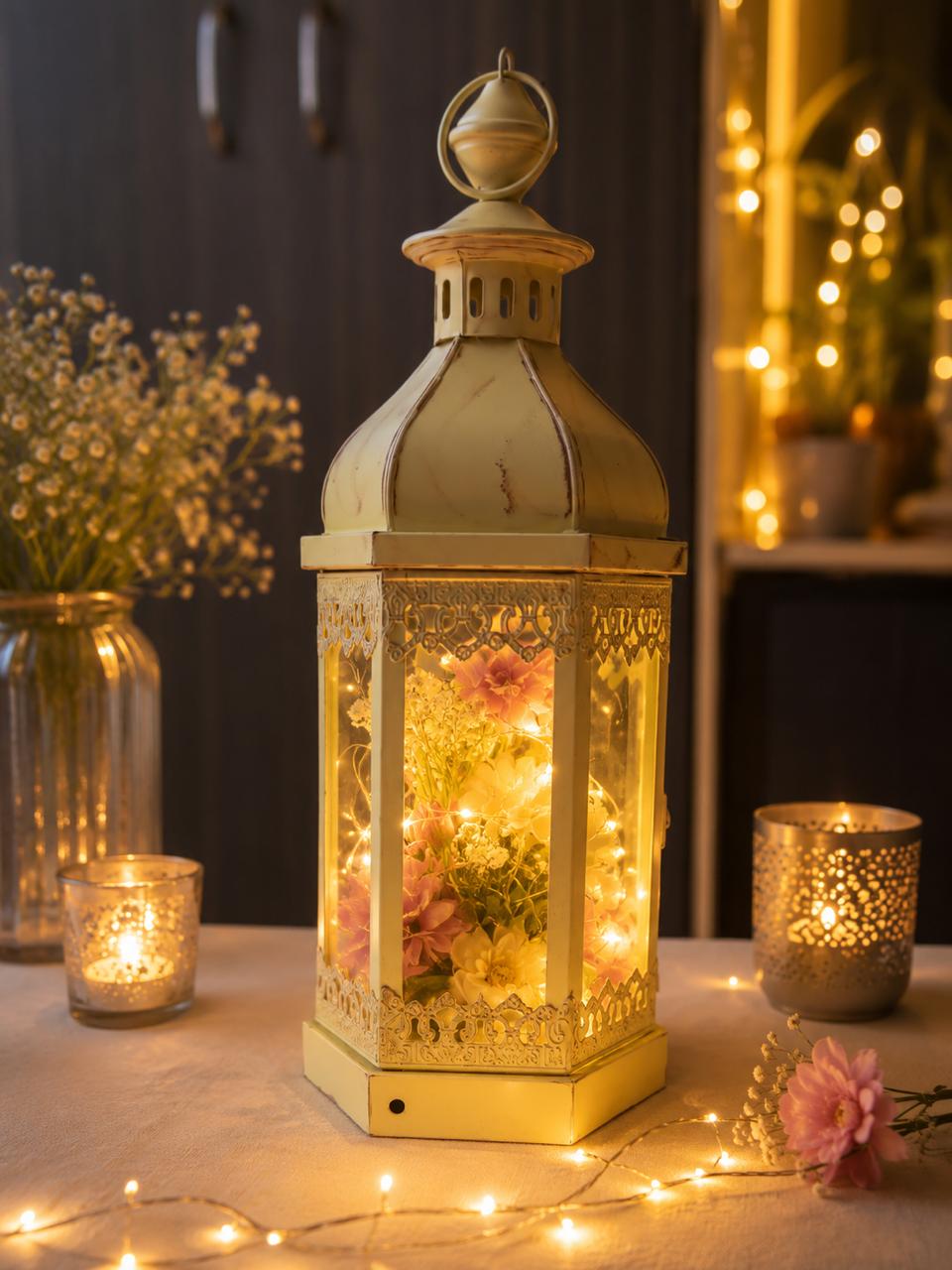 Rustic charm lantern