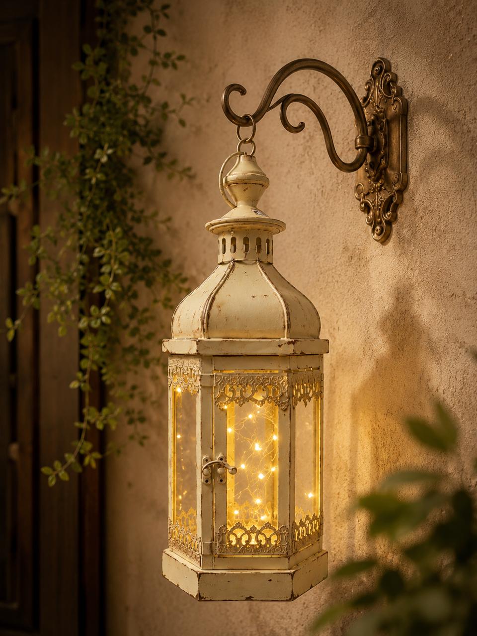 Rustic charm lantern