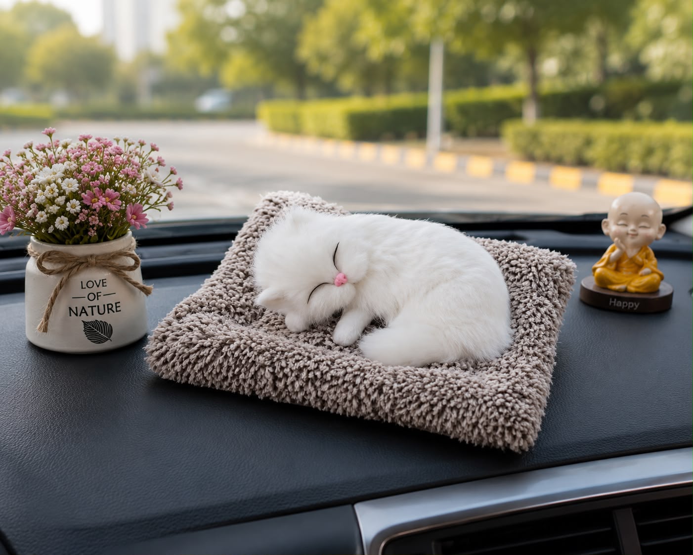 Sleeping Musically Cute Cat-Small