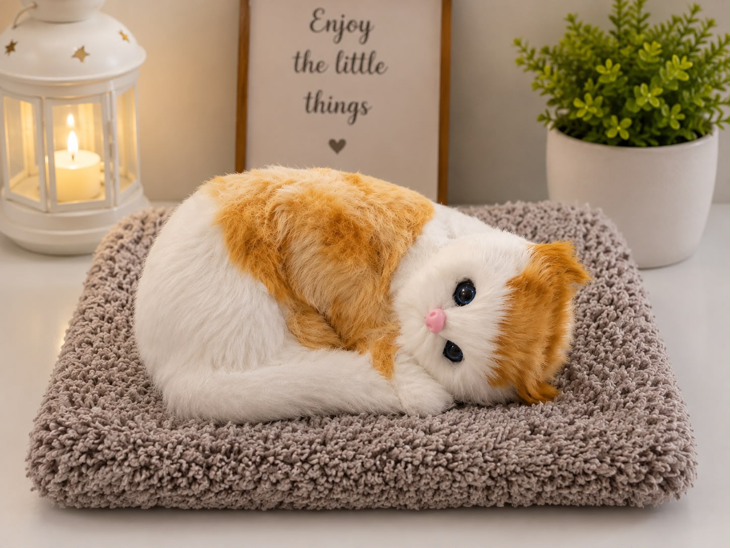 Sleeping Musically Cute Cat-Big