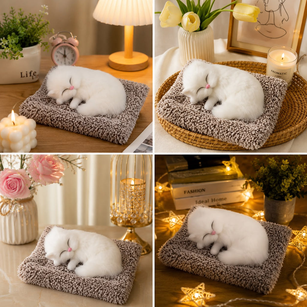 Sleeping Musically Cute Cat-Small