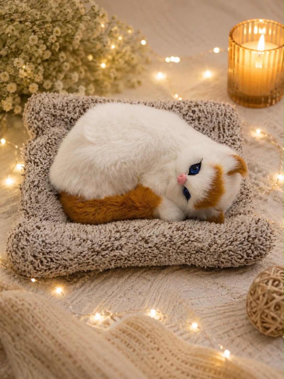 Sleeping Musically Cute Cat-Big