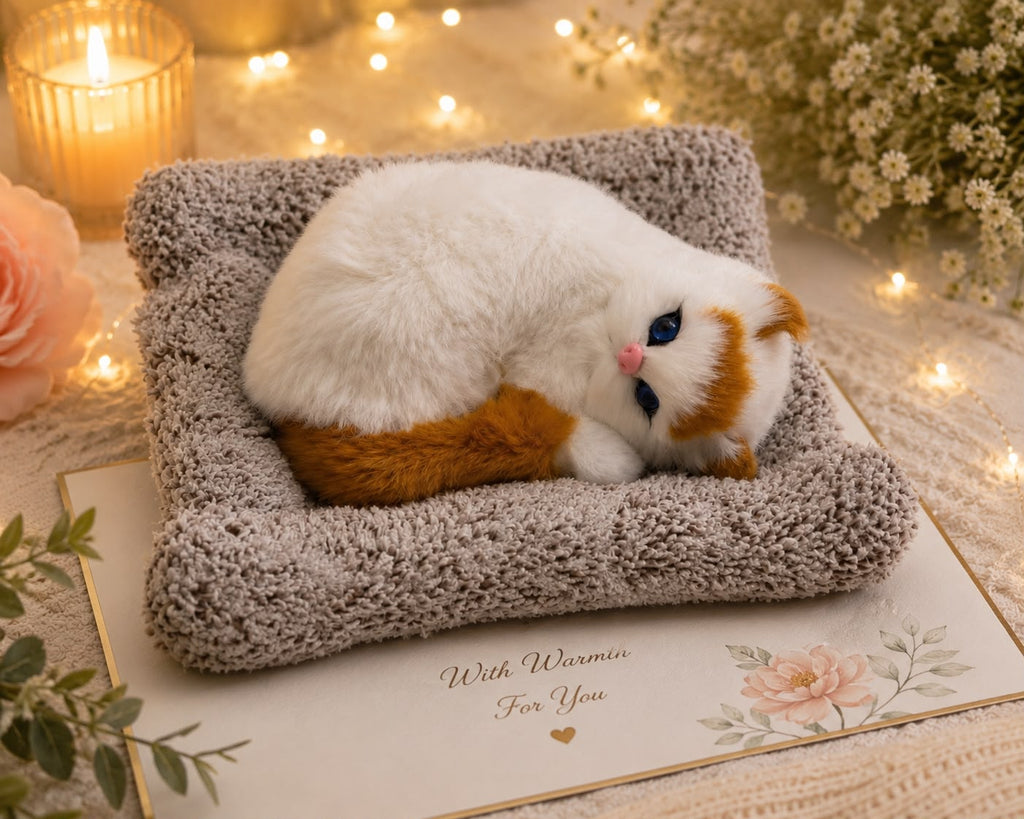 Sleeping Musically Cute Cat-Big