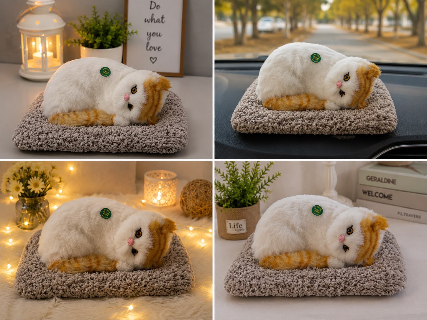 Sleeping Musically Cute Cat-Big