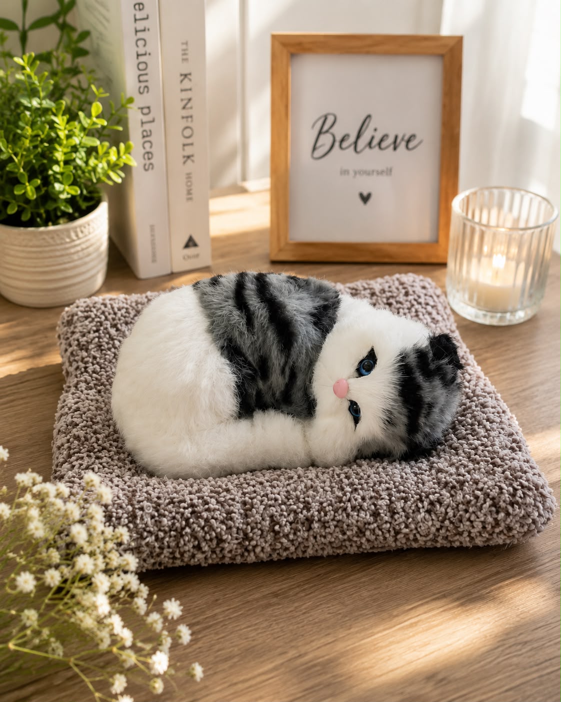 Sleeping Musically Cute Cat-Big