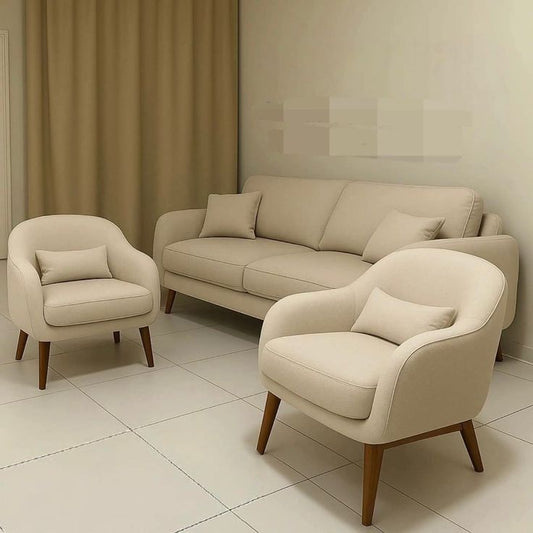 Nordic Light Luxury Wind Boucle Curved Creative Sofa Upholstered Luxury Sofa Set